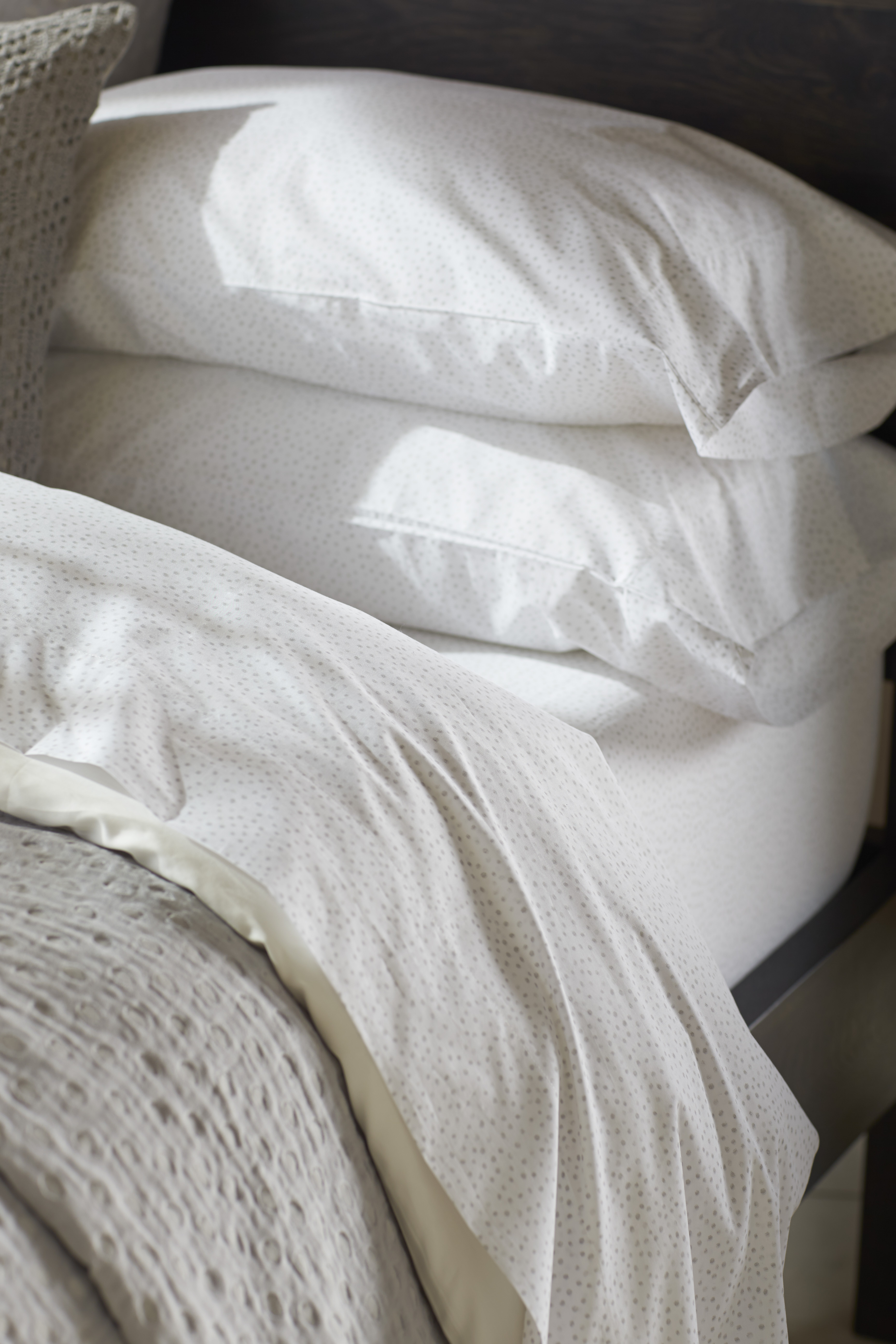 Gray_Bed_Detail_C Natural Sleep Luxury & Organic Mattress